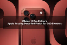 iPhone 18 Pro Deep Red Color